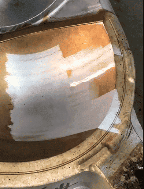 laser cleaning on mold