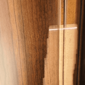 laser stripping on wood