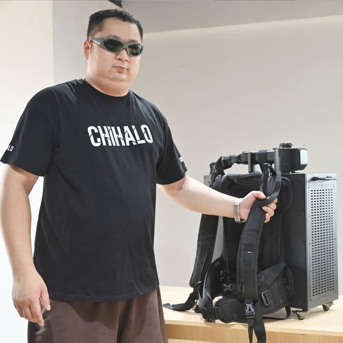 portable laser cleaning machine